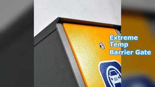 배리어 게이트: 극한 온도 주차장 접근 가능